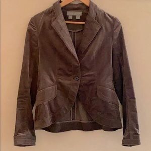 Proenza Schouler brown pinwale blazer size 8